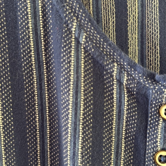 Bob Timberlake Women’s Cotton Striped Dress With Tie At Waist Size XL - Picture 8 of 9